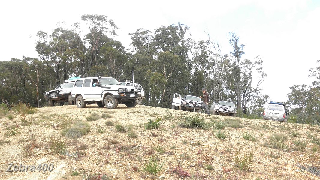 18-Zebra leads the convoy down from the helipad.JPG